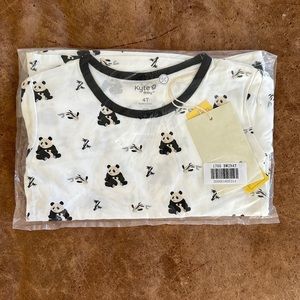 Kyte baby short sleeve toddler pajamas in BW Zen